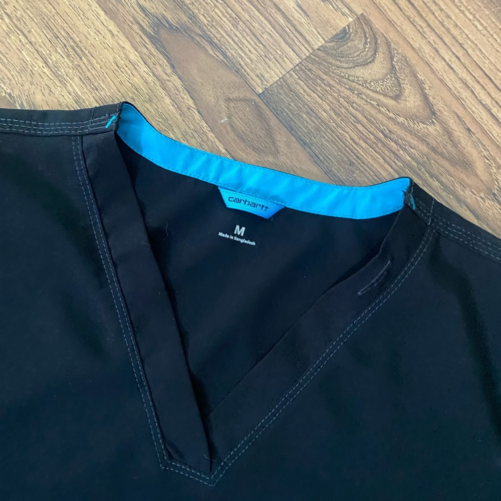 Carhartt Forceflex Scrub Top Black Medium